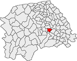 Location in Suceava County