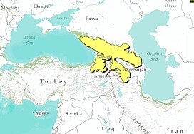 Ecoregion territory (in yellow)