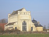 Le chevet de l'abbatiale.