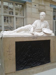 Monument à Théodore Géricault (Salon de 1841), marbre, musée des Beaux-Arts de Rouen.