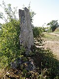 Calvaire du Haut-Bruet (croix cassée).