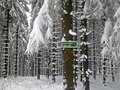 Höhentafel auf dem Hauptgipfel