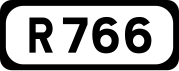 R766 road shield}}