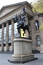 Statue équestre de Jeanne d'Arc (Emmanuel Frémiet, Melbourne)