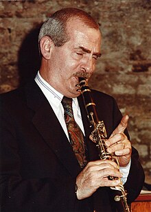 Kenny Davern on clarinet
