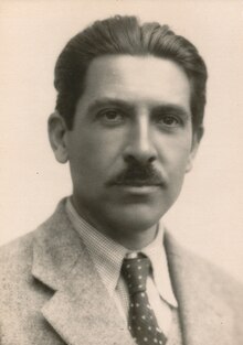 Léon Moussinac, directeur de l'IDHEC (portrait anonyme, 1934)