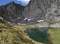 Il lago Avostanis alle pendici della Creta di Timau