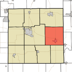 Location in Marshall County