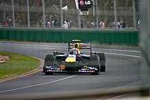 Photo de la Red Bull RB6 de Webber à Melbourne