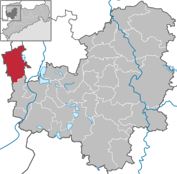 Läget för kommunen Markranstädt i Landkreis Leipzig