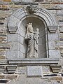 Église Saint-Malo de Monterrein : Vierge à l'Enfant dans une niche.