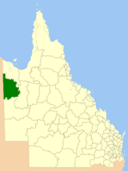 Città di Mount Isa – Mappa