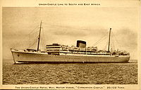 Carnarvon Castle, after her 1938 refit