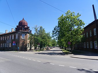 Вид от ул. Валмиерас