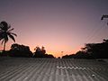Riohacha's sunrise from a rooftop