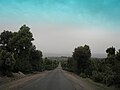 Route à mi-chemin entre Azilal et le village d'Ait Mhamed