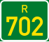 Regional route R702 shield