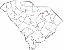 Location of Hartsville, South Carolina