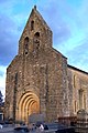 La façade occidentale de l'église (janv. 2012).