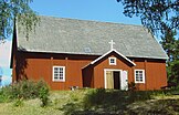 Vecchia chiesa a Loppi, un raro esempio di piccole chiese di legno finlandese risalenti al XVII secolo.