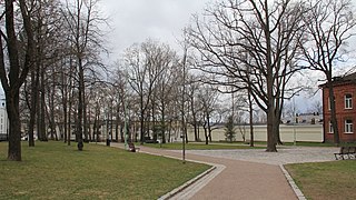 Le parc vu du coin sud-est.