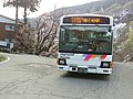 小谷村営バスの車両 日野・レインボーII