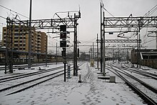 I binari della stazione