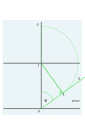 Marking the latitude, laying out length '"`UNIQ--postMath-0000000A-QINU`"', and copying to G on the vertical.