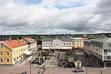 A praça Stora Torget