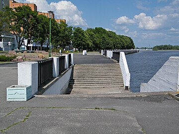 Набережная советского времени