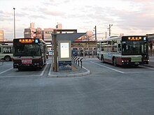 木更津駅西口バスのりば