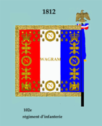 Drapeau modèle de 1812 (revers)