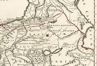 Восточная и часть Западной Армении (Armenia occidentalis) на карте 1740 года