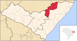 Serrana dos Quilombos – Mappa