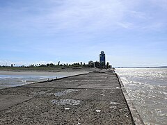 Aparri coast from pier