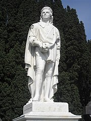 Barry Sullivan (1821-1891) as Hamlet, funeral monument by Thomas Farrell