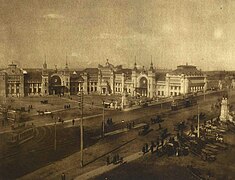 La estación en 1911.