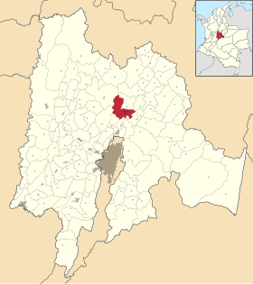 Localisation de Zipaquirá