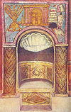 ציור מבית הכנסת של דורה אירופוס