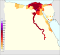 Image 2Egypt's population density (people per km2) (from Egypt)