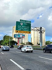 PR-18 north near exits 1A-B-C to PR-23