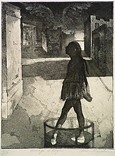Homage a Degas (1960) Etching/Aquatint