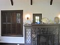 Ground floor fireplace & chimney window