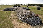 Croix de galets, Île Madame, Charente-Maritime.