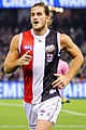 Josh Bruce playing for St Kilda in 2017