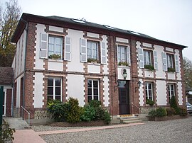 The town hall in Saint-Denis-le-Thiboult