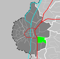 Location of Amby in Maastricht