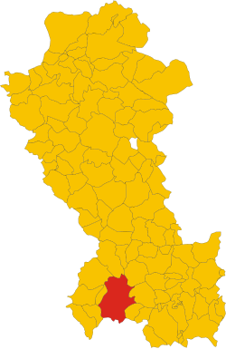 Lauria within the Province of Potenza