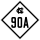 North Carolina Highway 90A marker