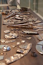 Objets en hacksilver du trésor de la loi de Norrie, VIe siècle